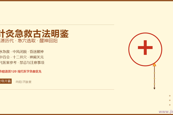 针灸急救古法明鉴